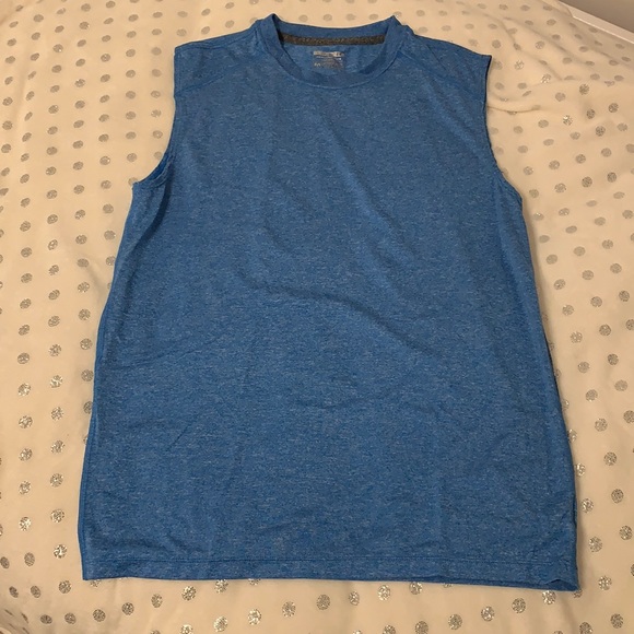 Layer 8 Performance Muscle Top Blue, M Long - Picture 1 of 4